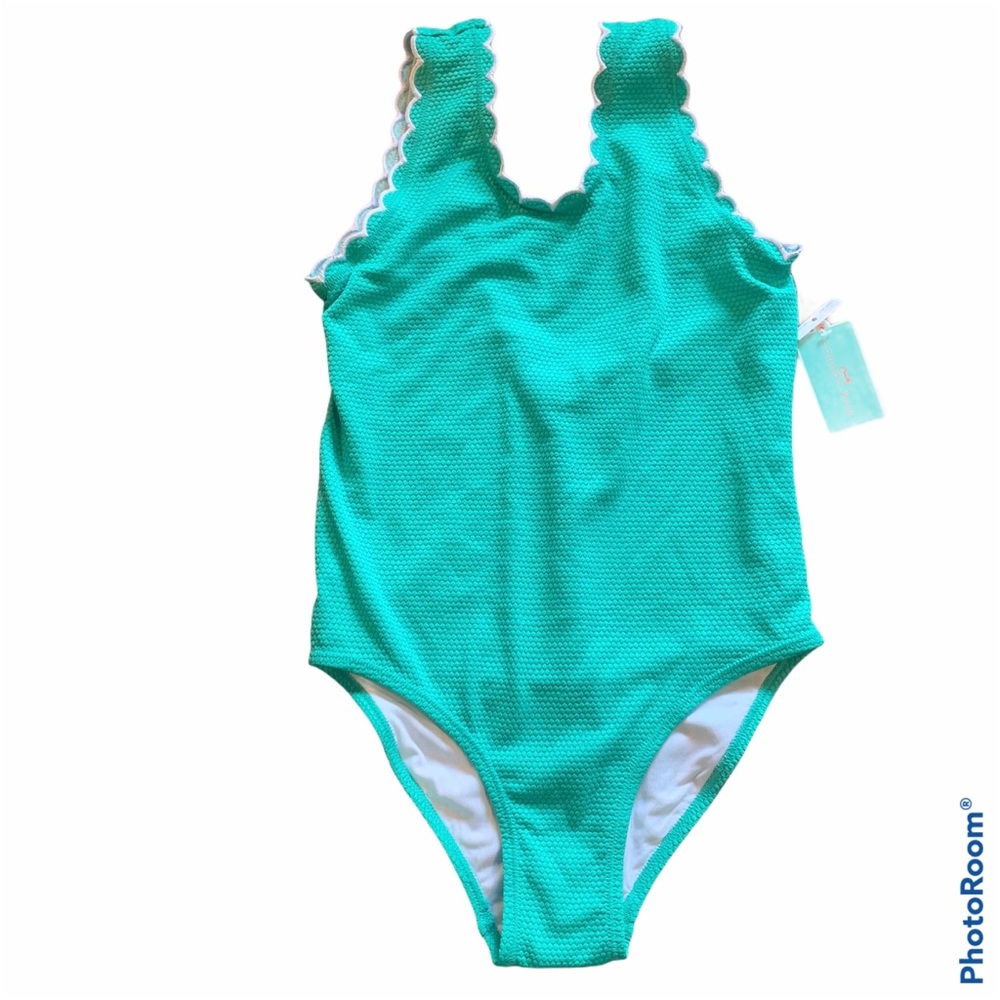 Copper Key Girls 1 Piece Swimsuit Ruffles